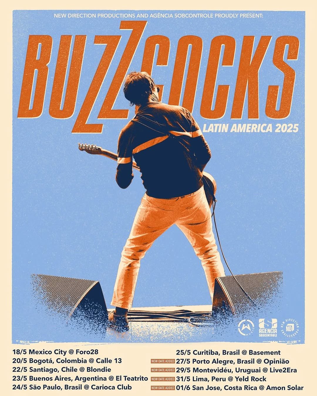 Buzzcocks no Brasil: Steve Diggle celebra 50 anos de punk, novos sons e reencontro com o público