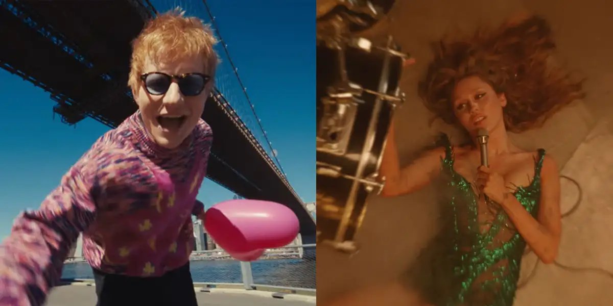Novos singles de Ed Sheeran e Miley Cyrus estreiam timidamente na Billboard