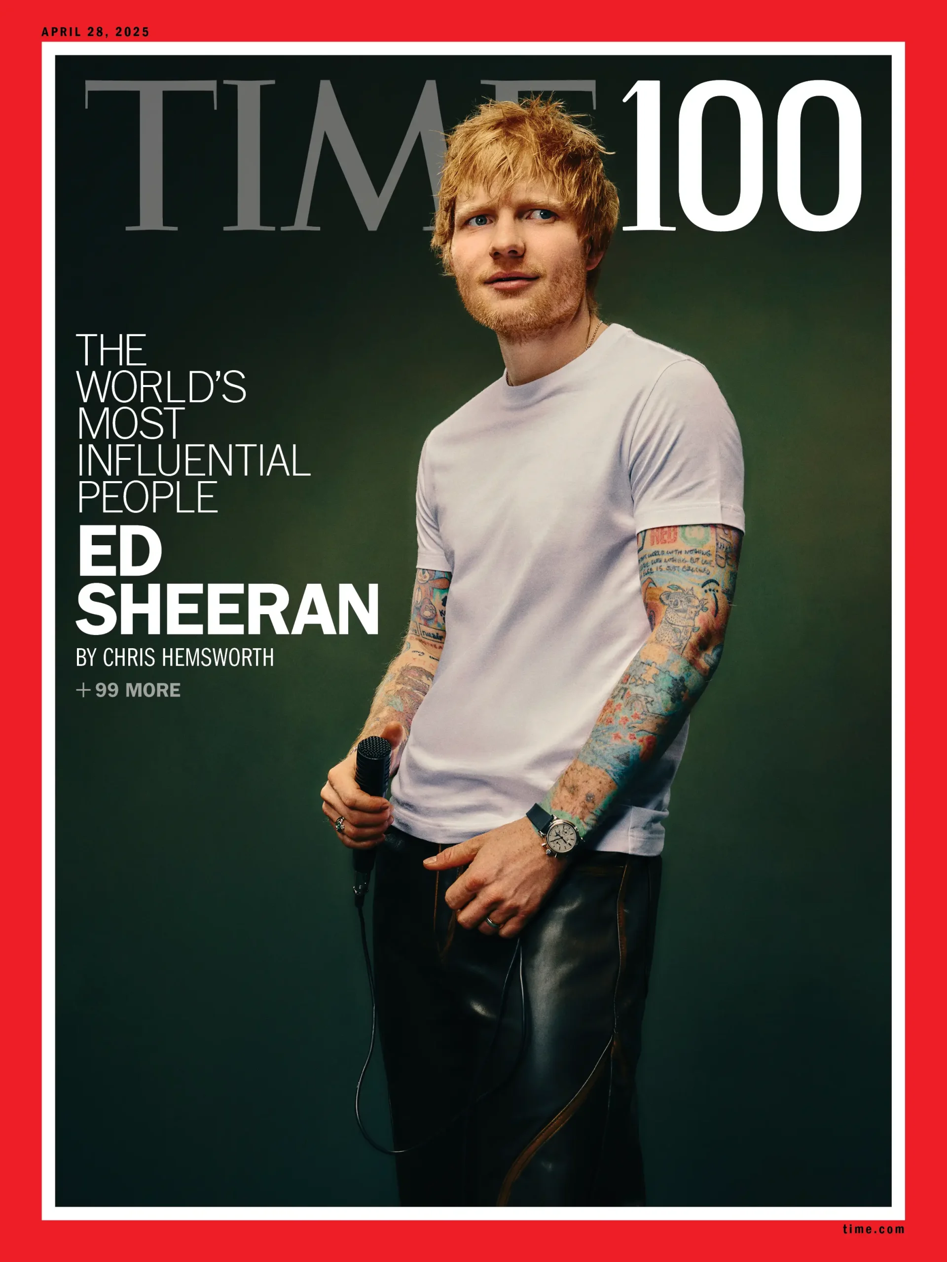 Lista das 100 pessoas mais influentes do mundo surpreende com Ed Sheeran e Nicole Scherzinger